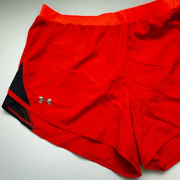 COPY - Under Armour Women’s Running Gym Shorts Activewear Red XL NWT Fly By 2.0 - Picture 4 of 10